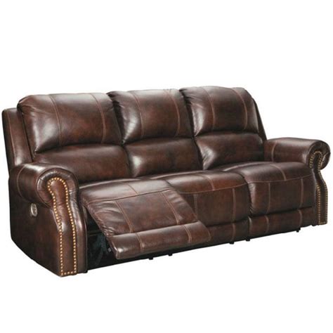 Next Day Shipping Ashley Furniture Leather Reclining Couch